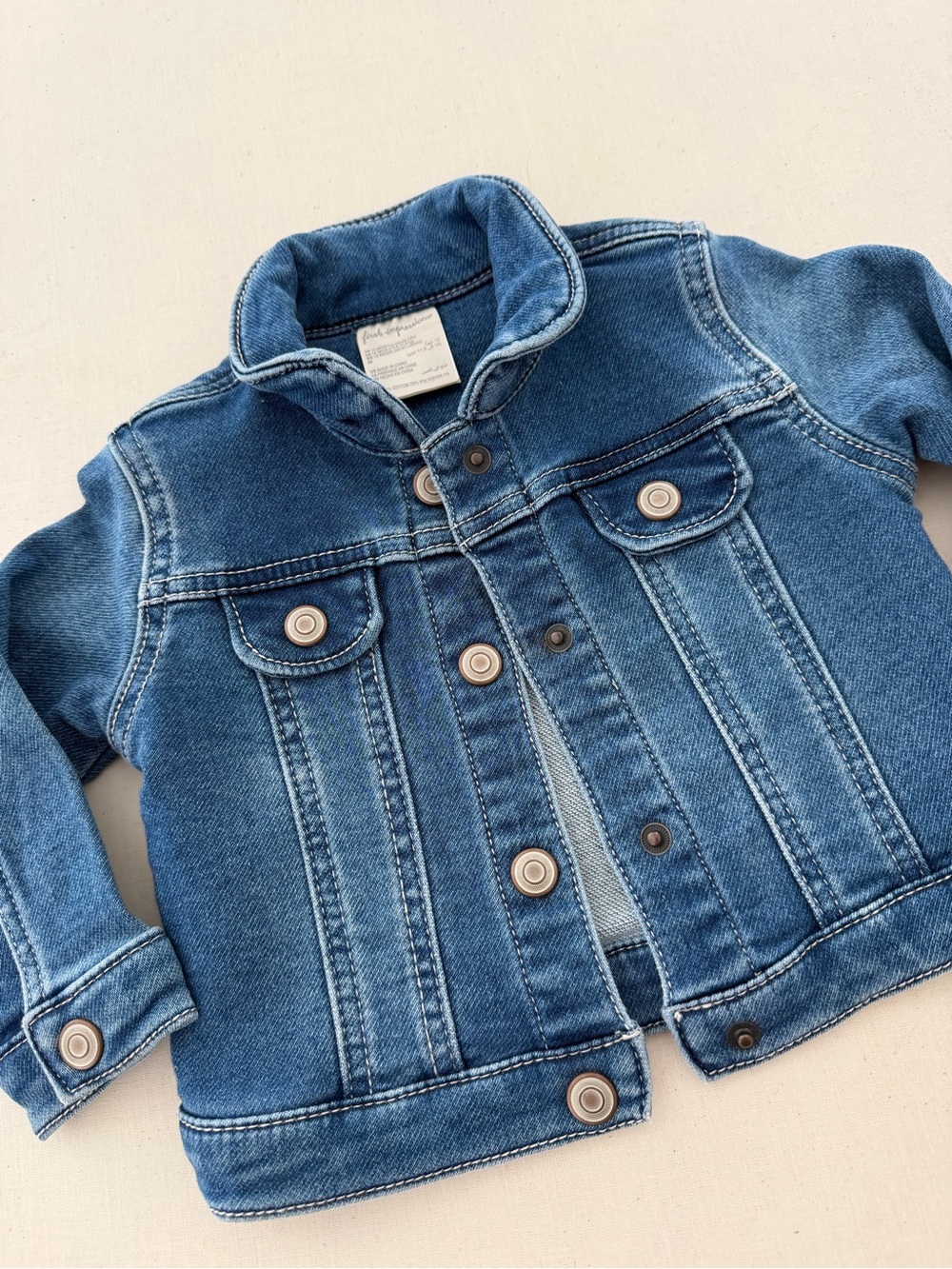 Kids Blue Denim Jacket (Size 12 months)